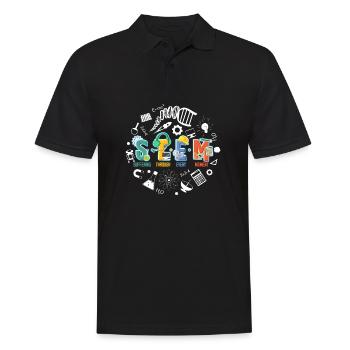 STEM Suffering Through Every Moment Technology - Men's Polo Shirt - black - Front - Kai (181cm)