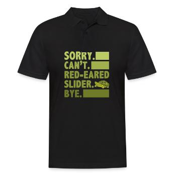 Désolé, Can-Eared Slider bye Amphibian Reptile - Polo Homme - noir - Devant - Kai (181cm)