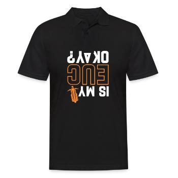 est mon euc correct Design pour un passionné de - Polo Homme - noir - Devant - Kai (181cm)