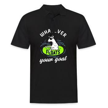 Tout ce qui flotte votre chèvre Design pour un tube - Polo Homme - noir - Devant - Kai (181cm)