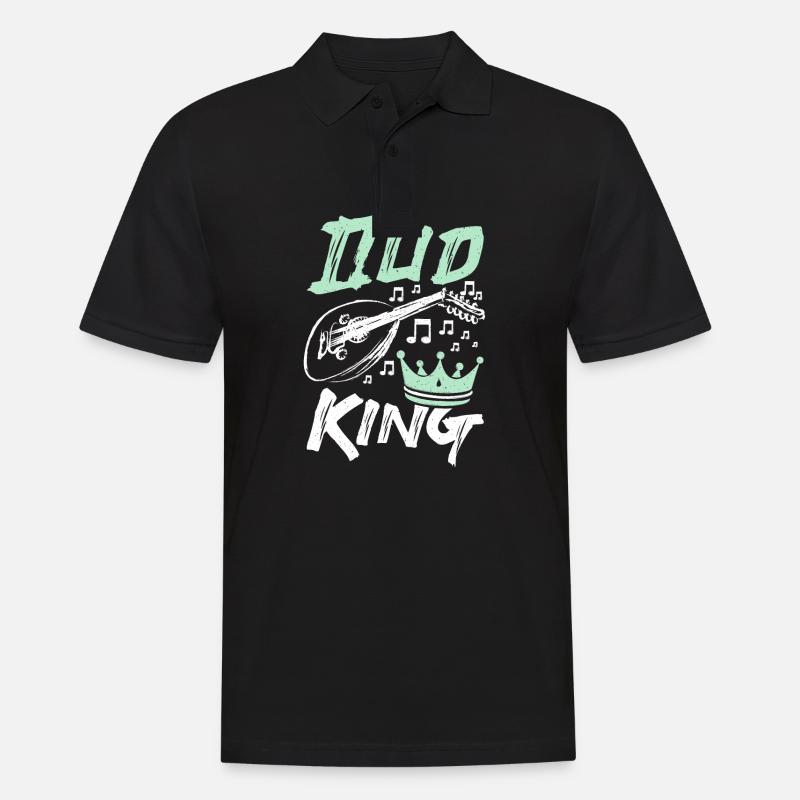Oud king - Männer Poloshirt - Schwarz