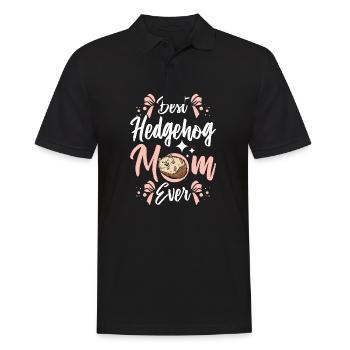 La meilleure maman hérisson de tous les temps - Polo Homme - noir - Devant - Kai (181cm)