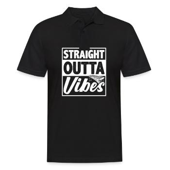 Straight Outta Vibes Percussion Vibraphone Player - Polo Homme - noir - Devant - Kai (181cm)