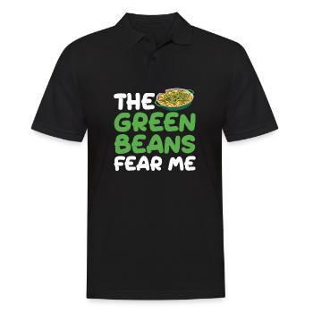 La casserole de haricots verts Fear Me Green Bean - Polo Homme - noir - Devant - Kai (181cm)