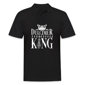 Men Boy Play Dulcimer King - Men's Polo Shirt - black - Front - Kai (181cm)