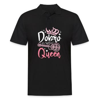 Women Girl Dobro Queen - Männer Poloshirt - Schwarz - Vorne - Kai (181cm)