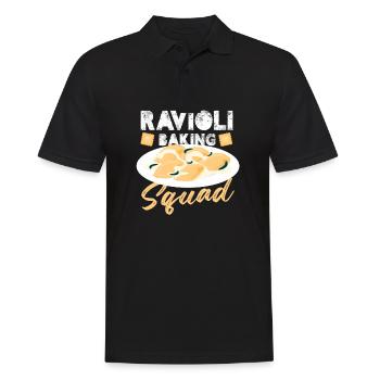 Ravioli Baking Squad Traditional Italian Pasta - Men's Polo Shirt - black - Front - Kai (181cm)
