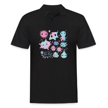 Désinfectant pour les mains Lavage des mains - Polo Homme - noir - Devant - Kai (181cm)