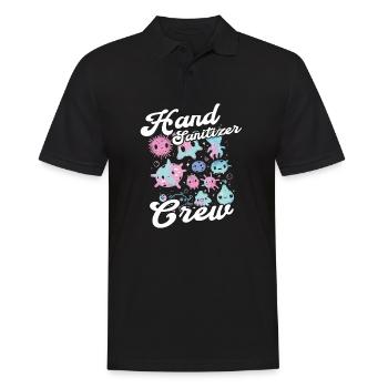 Désinfectant pour les mains Lavage des mains - Polo Homme - noir - Devant - Kai (181cm)