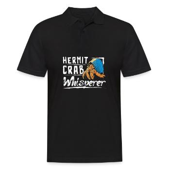 Hermit Crab Whisperer - Men's Polo Shirt - black - Front - Kai (181cm)