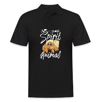 Bernard-l’ermite Mon animal spirituel - Polo Homme - noir - Devant - Kai (181cm)