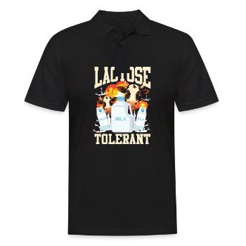 Lactose Tolerant Milk Dairy Food Intolerance - Männer Poloshirt - Schwarz - Vorne - Kai (181cm)