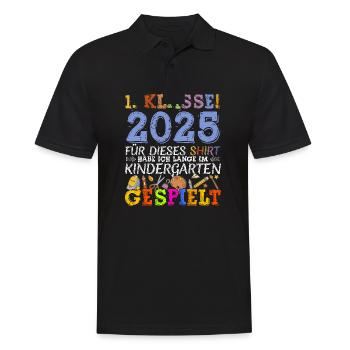 Écolier 2025 Inscription à l’école Première année - Polo Homme - noir - Devant - Kai (181cm)