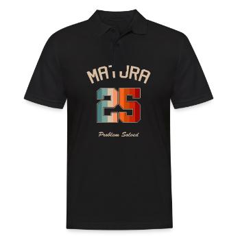 Matura 2024 Matura Matura Graduation Gift - Men's Polo Shirt - black - Front - Kai (181cm)