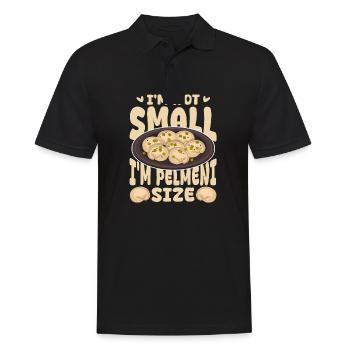I'm Not Small I'm Pelmeni Size - Männer Poloshirt - Schwarz - Vorne - Kai (181cm)