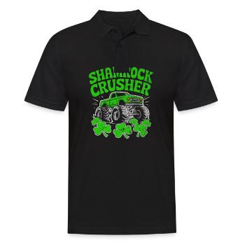 Skt Patricks Day Broyeur de trèfle - Polo Homme - noir - Devant - Kai (181cm)