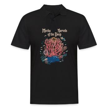 Les merveilles mécaniques de la conception profonde - Polo Homme - noir - Devant - Kai (181cm)