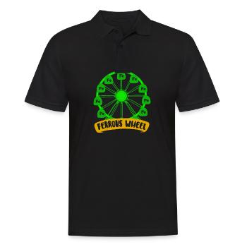 The Chemistry - Ferris Wheel! - Gift - Men's Polo Shirt - black - Front - Kai (181cm)