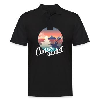 Canoë addict - Polo Homme - noir - Devant - Kai (181cm)