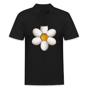 Fleur d’oeuf - Polo Homme - noir - Devant - Kai (181cm)