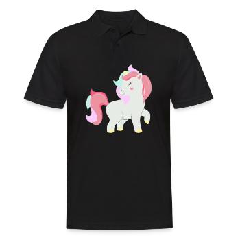 Licorne - licorne - Polo Homme - noir - Devant - Kai (181cm)