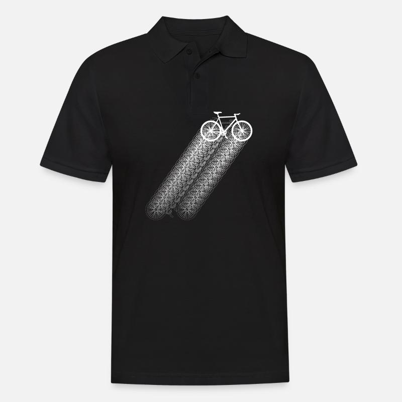 Vélo Cyclotourisme - Polo Homme - noir