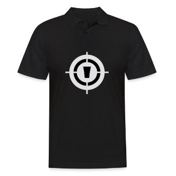 Beerpong Master - Männer Poloshirt - Schwarz - Vorne - Kai (181cm)