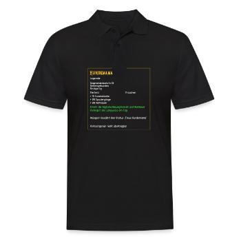 Legendäre Hundemama Legendär Frauchen Tiere Frau - Männer Poloshirt - Schwarz - Vorne - Kai (181cm)