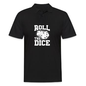 Lancez les dés Casiono Las Vegas - Polo Homme - noir - Devant - Kai (181cm)