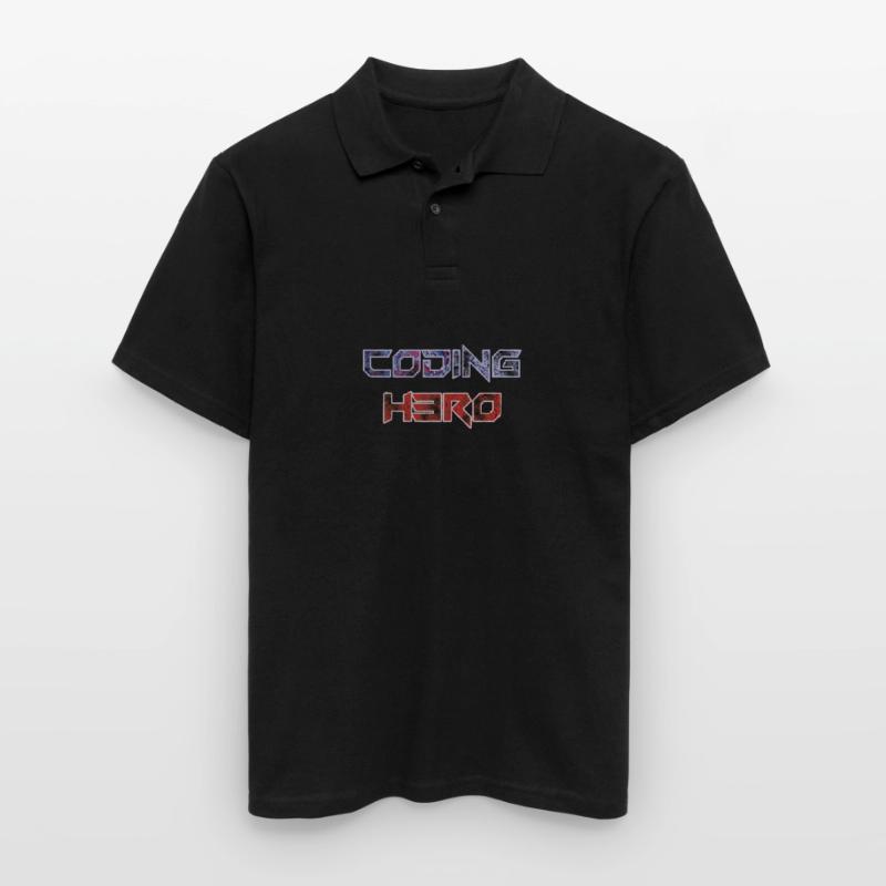 Coding Hero - Programmier-Held Männer Poloshirt