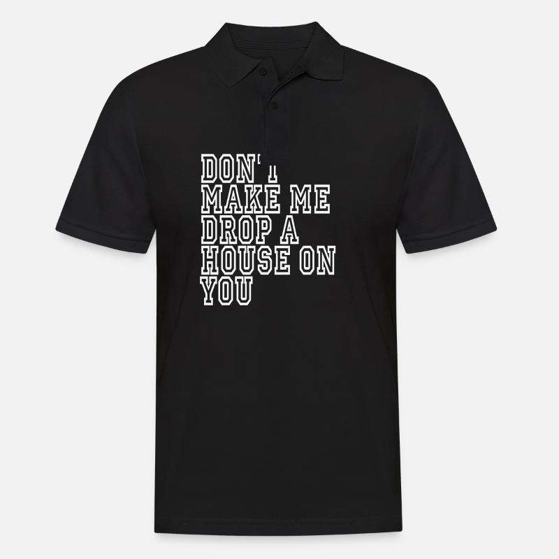 funny sarcastic sayings saying sarcasm - Men's Polo Shirt - black