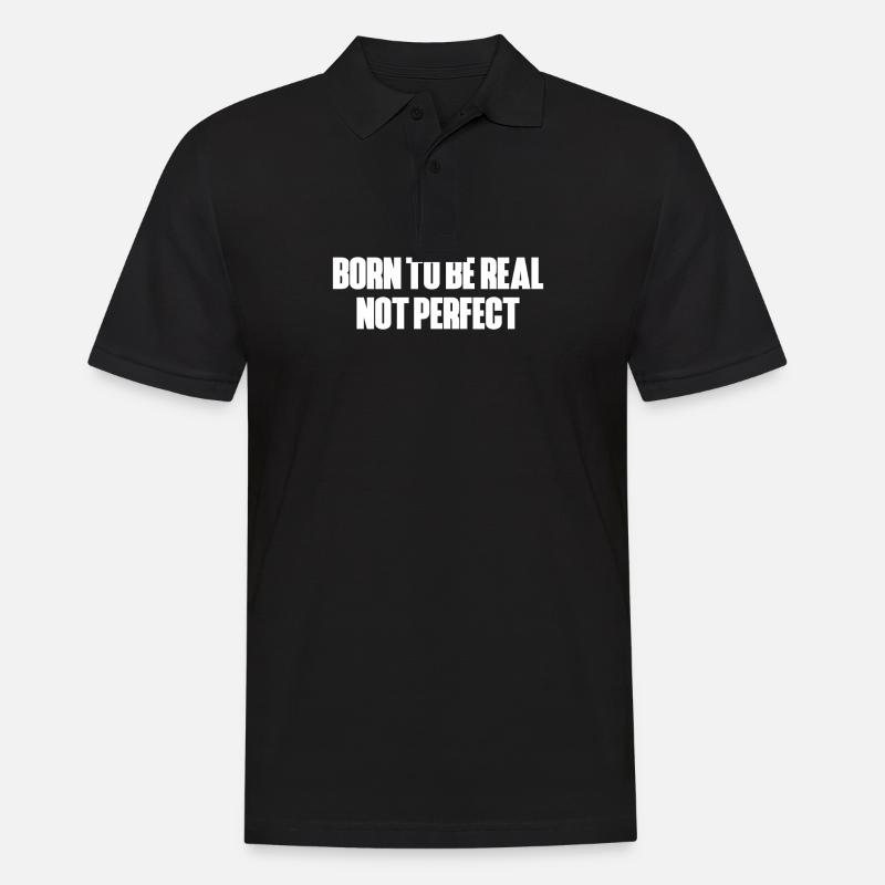 Sprüche - Männer Poloshirt - Schwarz