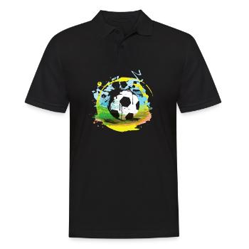Football cadeau de football vêtements garçons filles - Polo Homme - noir - Devant - Kai (181cm)