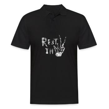 Rip - Men's Polo Shirt - black - Front - Kai (181cm)
