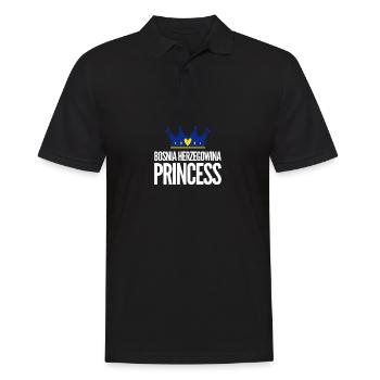 Bosnie-Et-Herzégovine | Balkans Idées cadeaux bosniaques - Polo Homme - noir - Devant - Kai (181cm)