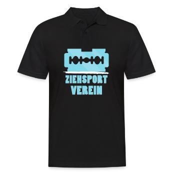 Druffi T-Shirts | Techno Ketamin Teile Geschenke - Männer Poloshirt - Schwarz - Vorne - Kai (181cm)