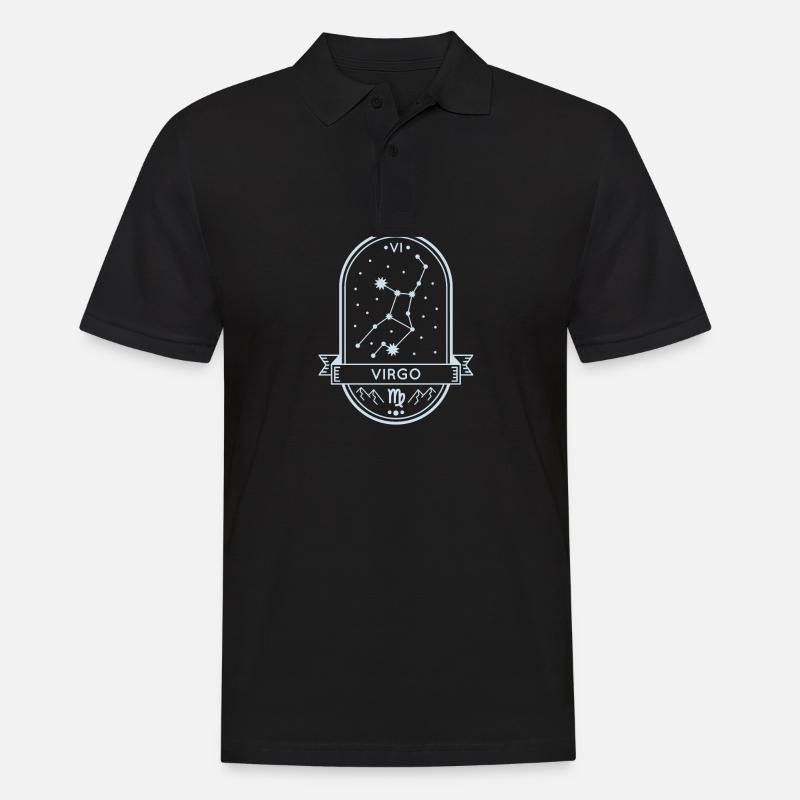 Constellation de la Vierge - Polo Homme - noir