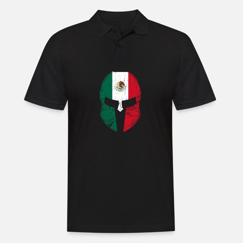 Mexico Mexiko - Männer Poloshirt - Schwarz