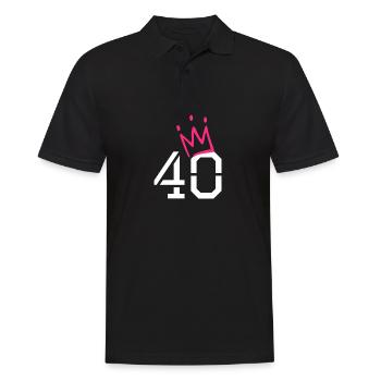 40 - Polo Homme - noir - Devant - Kai (181cm)