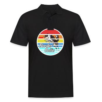 Border Collie - Polo Homme - noir - Devant - Kai (181cm)