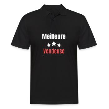 Meilleure vendeuse - Polo Homme - noir - Devant - Kai (181cm)