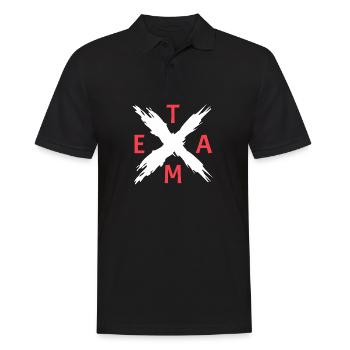 Team Cross Crew Crew - Men's Polo Shirt - black - Front - Kai (181cm)