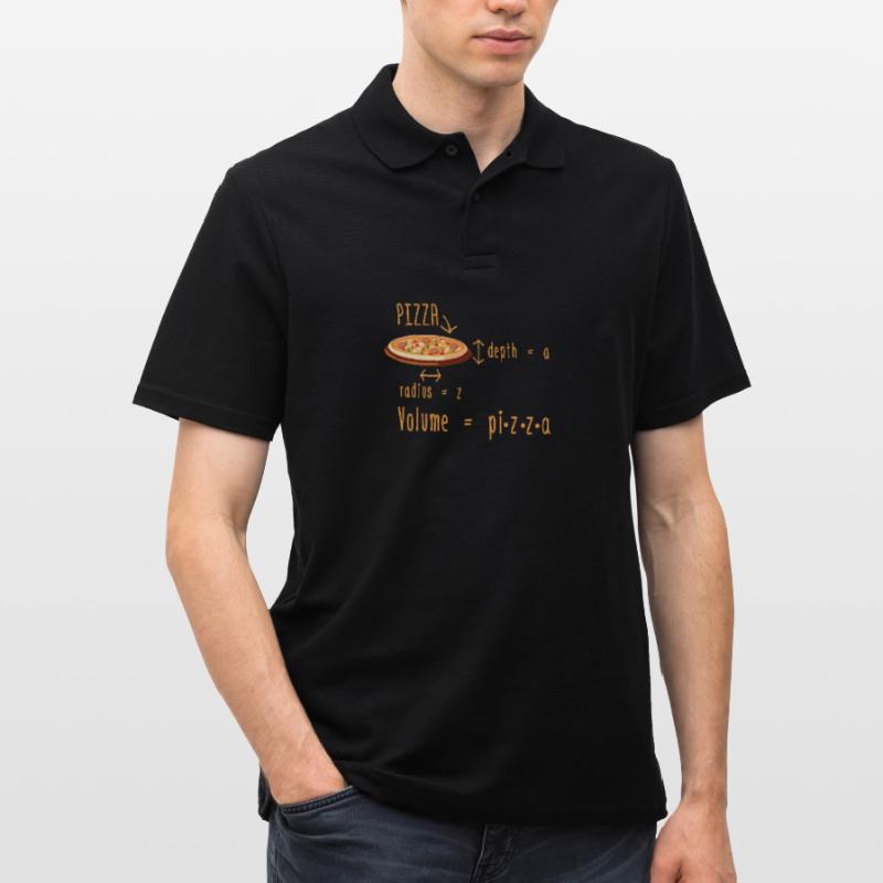 Mathematician Pizza | Math math gift idea Men's Polo Shirt