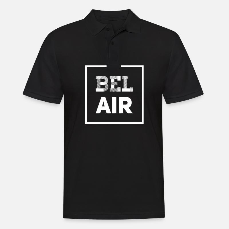 Bel Air - Männer Poloshirt - Schwarz