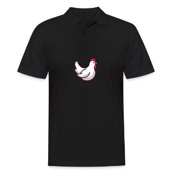 chicken - Men's Polo Shirt - black - Front - Kai (181cm)