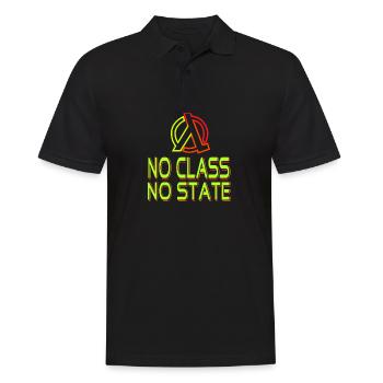 Programmierer Lambda Softwareentwickler Geschenk - Männer Poloshirt - Schwarz - Vorne - Kai (181cm)