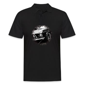 Voiture - Polo Homme - noir - Devant - Kai (181cm)