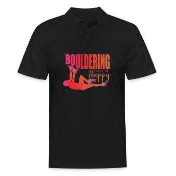 Bouldern - Polo Homme - noir - Devant - Kai (181cm)