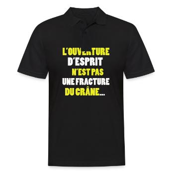 Humour noir - Polo Homme - noir - Devant - Kai (181cm)