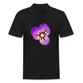 Pétales violets magiques - Polo Homme - noir - Devant - Kai (181cm)